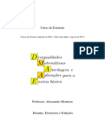 Lista de Exercícios 1 Curso de Extensão 2017