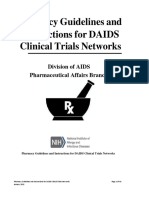 Pharmacy Guidelines Instructions DAIDS Clinical Trials Networks