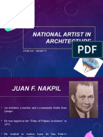 National Artist in Architecture