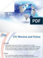 ITC Vision Mission Values