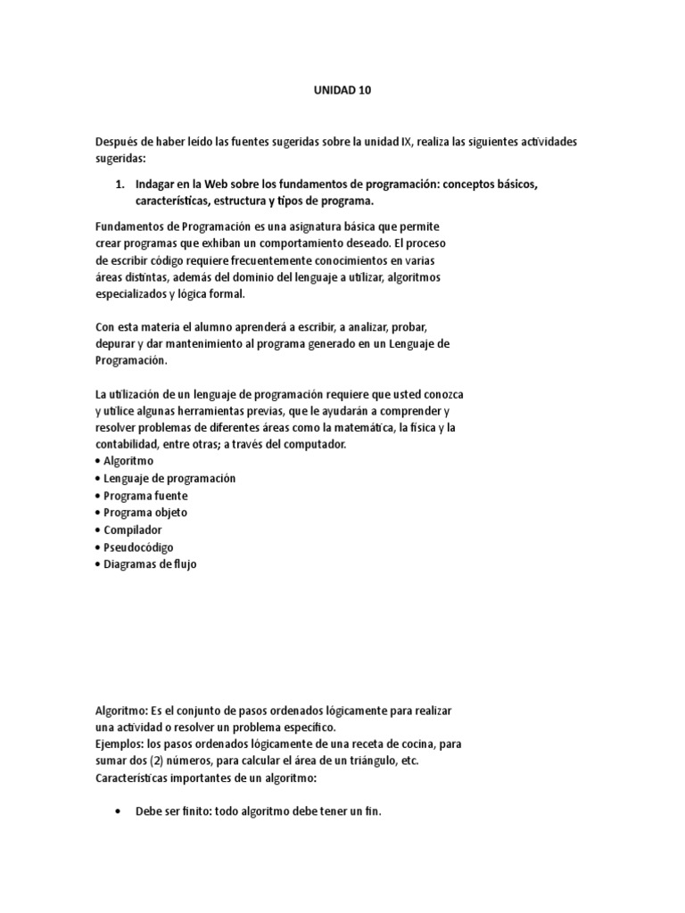 Fundamentos de Programación y Software | PDF | Software libre ...
