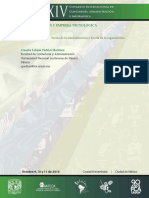 Dministración Y Empresa Tecnológica: Área de Investigación: Teoría de La Administración y Teoría de La Organización