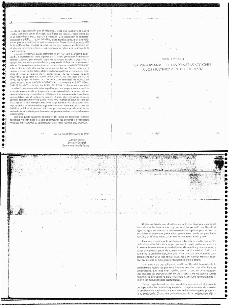 Performance Multimedia en Azimut CSTJ | PDF | Movimientos de arte ...