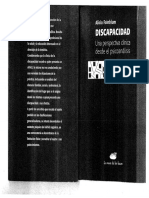 Fainblum, A. Discapacidad, Una Perspectiva Clinica. Un Enfoque Critico de Las Concepciones Iatrogenicas