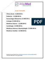 Preços Dos Tipos de Consultas Por Marcação - 02