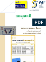 20220824 - Chemical Equilibrium - Lecture HandoutExcercise - วิดยา พาติว Fac of Sci PSU - for STUDENTs