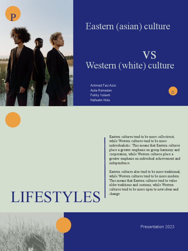 Eastern Vs Western Culture Pdf Family Thought