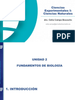 U2. Fundamentos de Biología