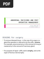 Midline Abdominal Incision Techniques | PDF | Surgical Suture | Abdomen