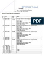 Reporte de Trabajo