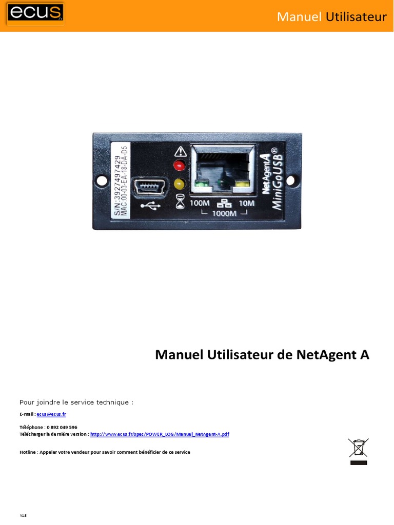 Manuel Utilisateur NetAgent A | PDF | Rayon (géométrie) | Système de ...