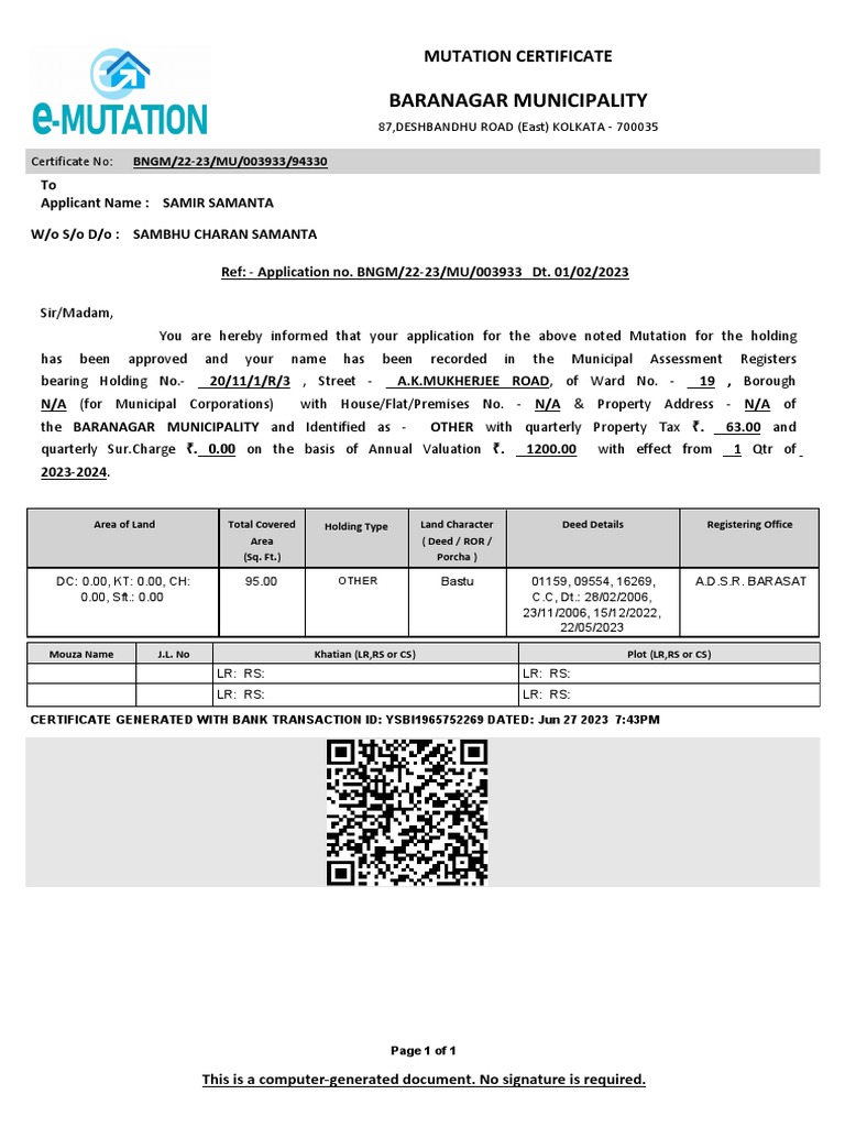 mutation-certificate-pdf-government-finances-public-law