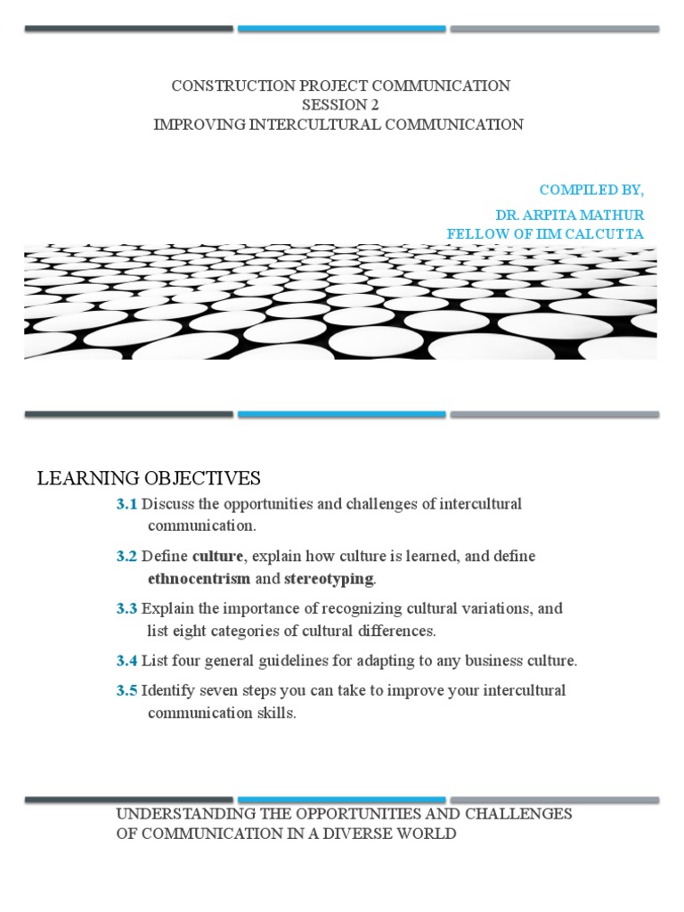 Intercultural Communication | PDF | Communication | Nonverbal Communication