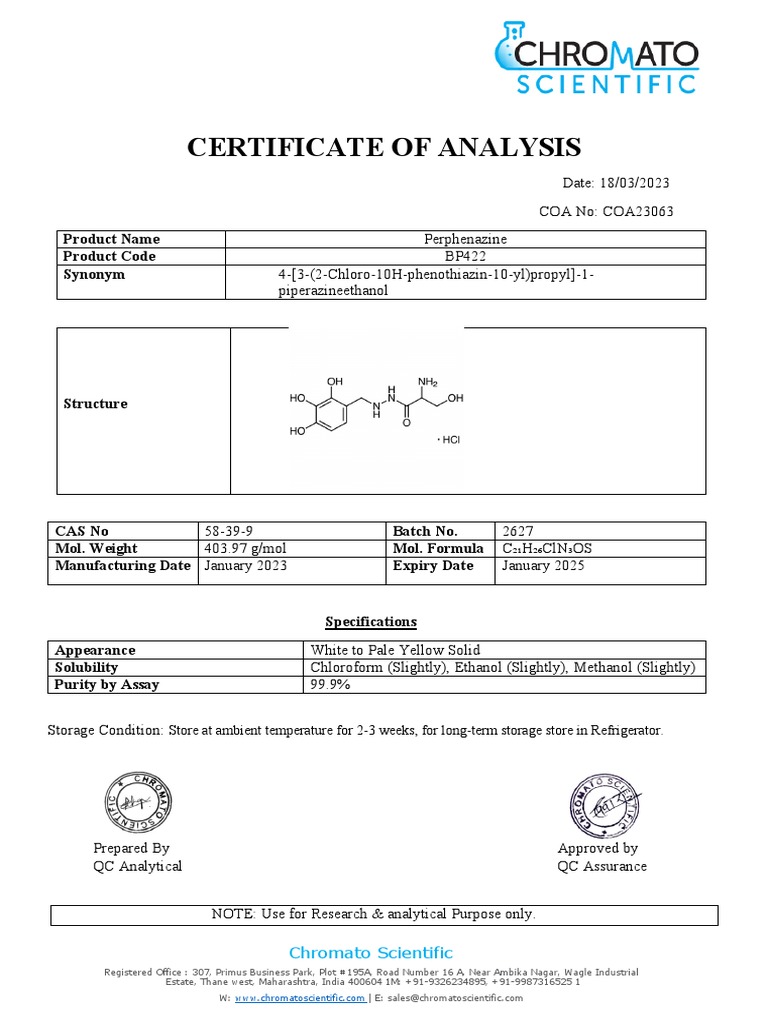BP422 Coa | PDF
