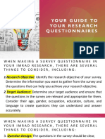 Research10 - Your Guide To Your Research Questionnaires