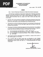 Rajasthan Government- DA Rates - RAJ ORDERS | PDF | Employment ...