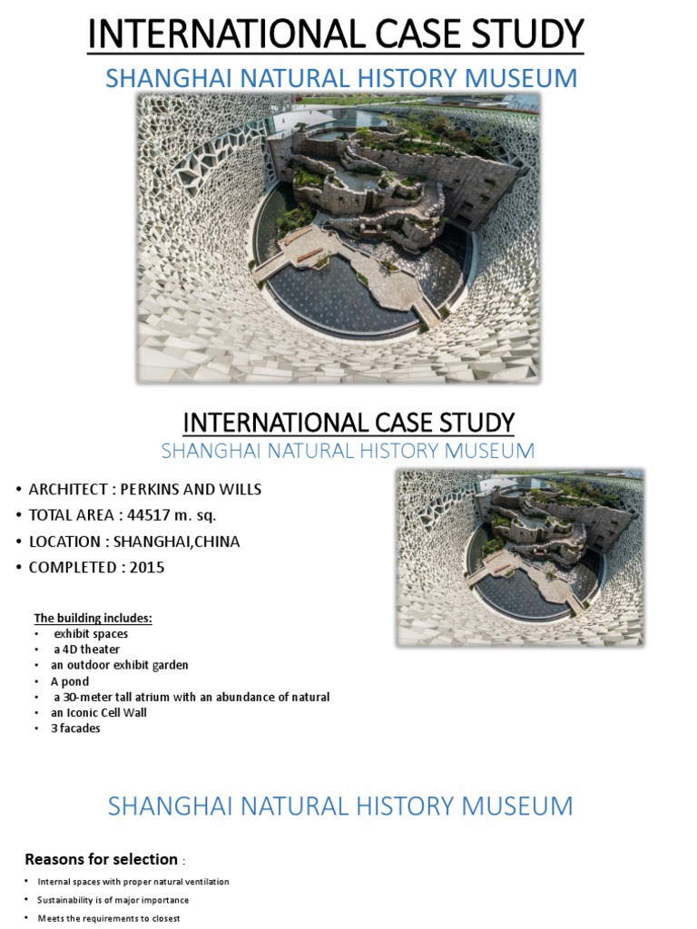 Shanghai Natural History Museum Design | PDF | Nature | Green Building