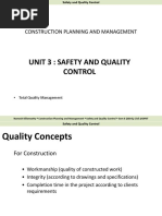 Unit 3d TQM Construction