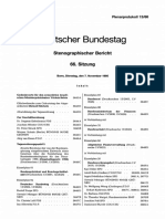 Deutscher Bundestag: Stenographischer Bericht 66. Sitzung