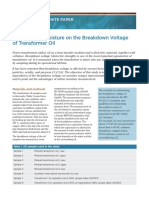 Vaisala Whitepaper Moisture and Breakdown Voltage