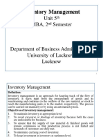 FM5.4 Inventory Management