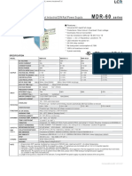 Ispravljač MeanWell MDR-60-xx Datasheet