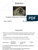 Robotics: Computer Application in Food Engineering