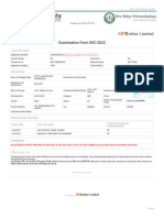 Examination Form LL.M LLM 1 Sem 22 June 2023