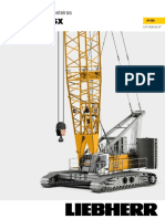 Liebherr LR 1300 Guindaste Sobre Esteiras Dados Tecnicos Portugues