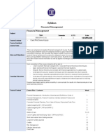 Syllabus - Sema Kazazi - Anglisht - Financial Management 21-22