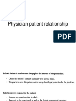 Physician Patient Relationship