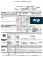 Solicitação Medicamentos Profilaxia