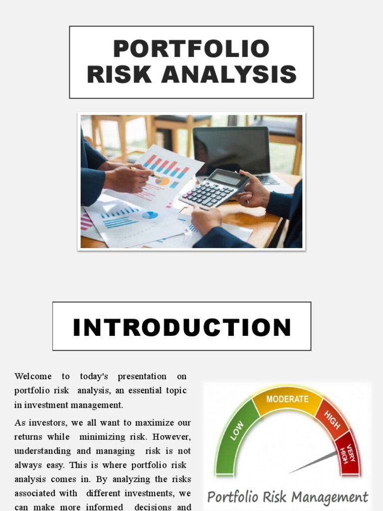 Navigating The Storm A Portfolio Risk Analysis 2023 6-27-16!5!22 | PDF ...