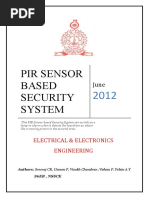 Pir Sensor Based Security System