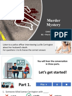 Murder Mystery TestEnglish
