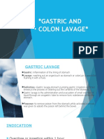 Gastric Lavage Is The Administration and Evacuation of