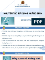 B6. Nguyên Tắc Sử Dụng Kháng Sinh