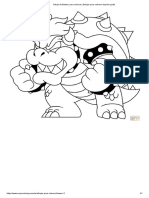 Dibujo de Bowser para Colorear