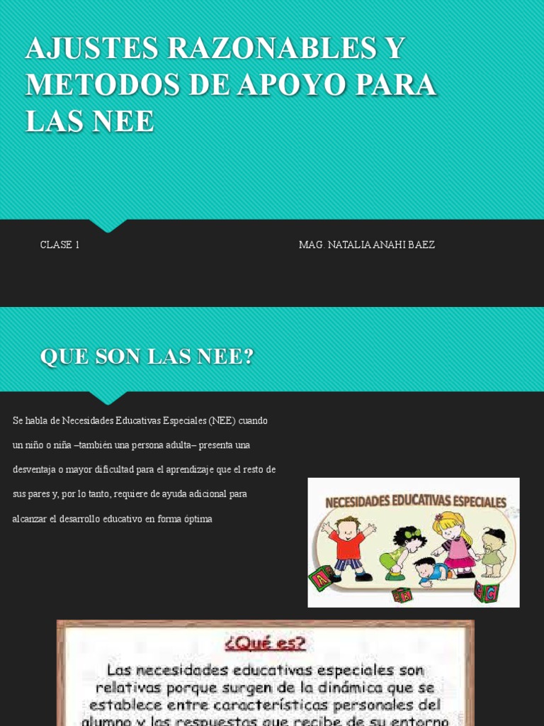 Ajustes Razonables y Metodos de Apoyo para Las | PDF | Parálisis ...