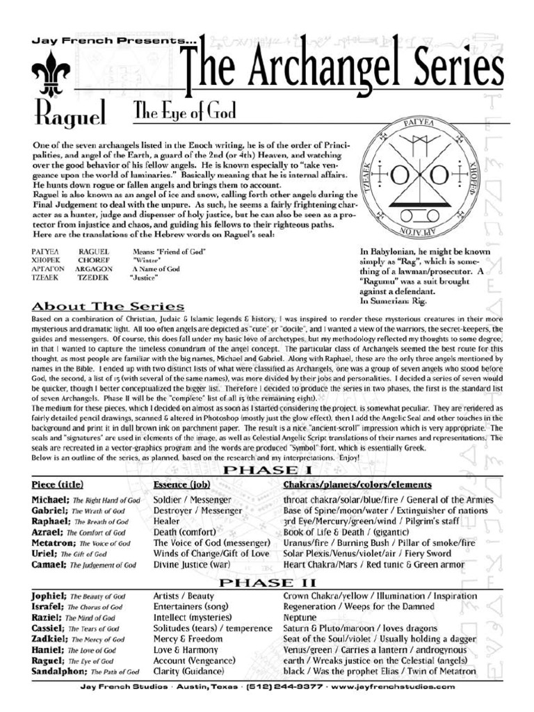 Raguel Info PDF