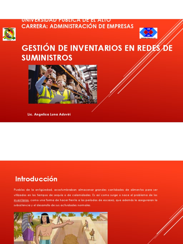 Gestión de Inventarios en Empresas | PDF | Inventario | Logística