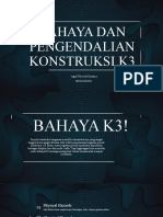 (TOPIK 1) Bahaya Dan Pengendalian Konstruksi K3