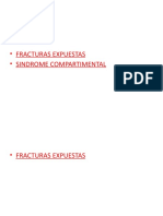 Tema 9 Fracturas Expuestas y Sindrome Compartimental