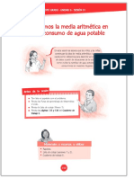 Reconocemos La Media Aritmética en Nuestro Consumo de Agua Potable - PDF Descargar Libre