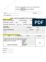 Bcpstai Insurance Form