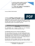 Petição de PRIMEIRAS DECLARAÇÕES