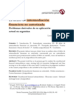 Delito de Intermediacion Financiera