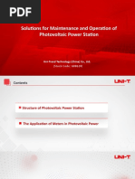 Operation Guide For UNI-T PV Power Station Solutions