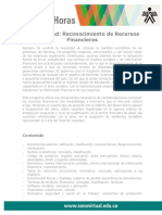 Contabilidad Reconocimiento de Recursos Financieros