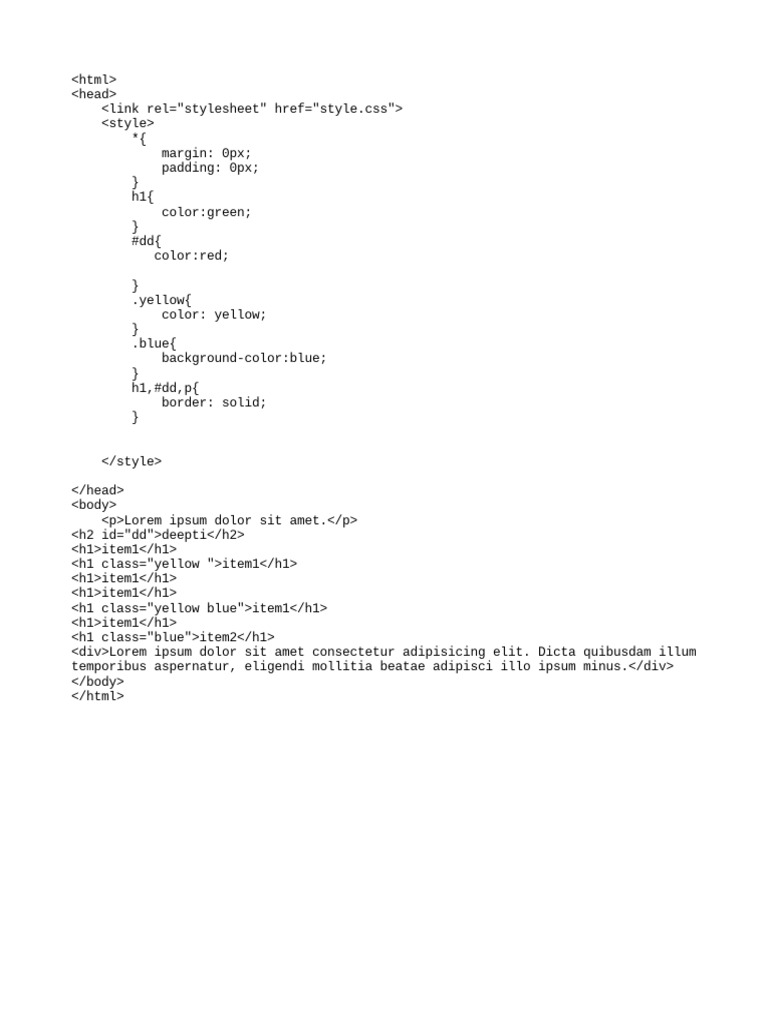 css html | PDF